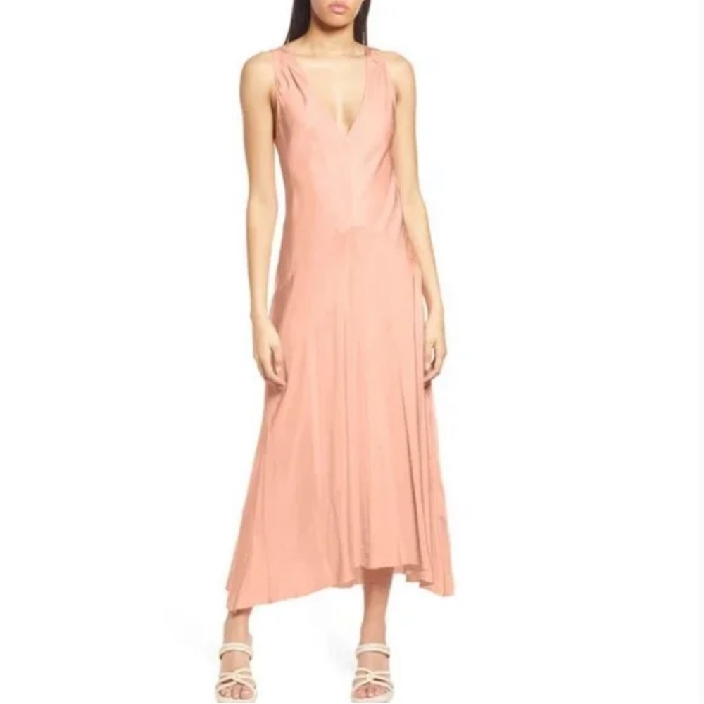 Frame Savannah Sleeveless Maxi Dress in Pink Clay Women’s size small
